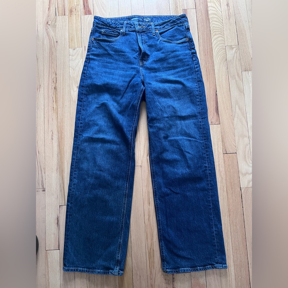 Old Navy women’s Deep Blue Relaxed Jeans